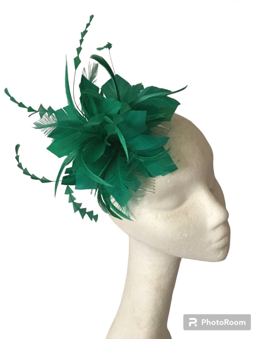 New Jade Green Comb Fascinator Wedding Hat Mother of the Bride Ascot