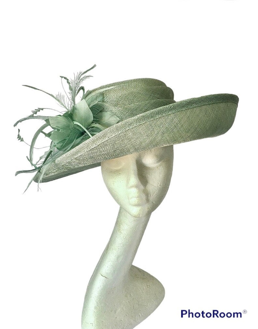 Eau Du Nile Green Hat Wedding Hat Mother of the Bride Hat Etsy