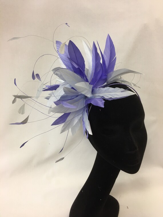 Lavender Fascinator Wedding Bridesmaid Mother of the Bride Etsy