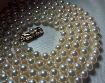 Superb Mikimoto Akoya Pearl Necklace