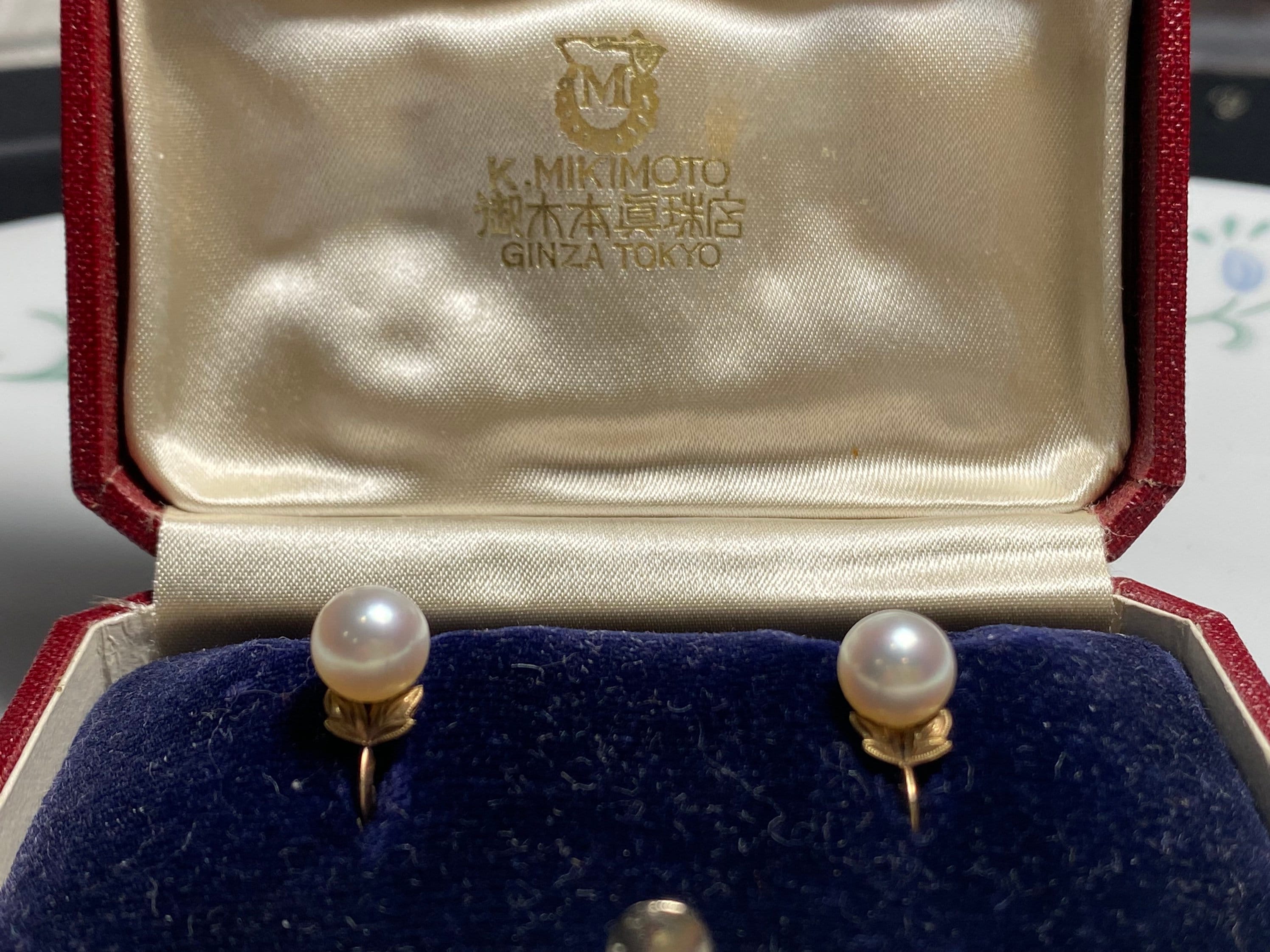 Mikimoto pearl hotsell earrings 10mm