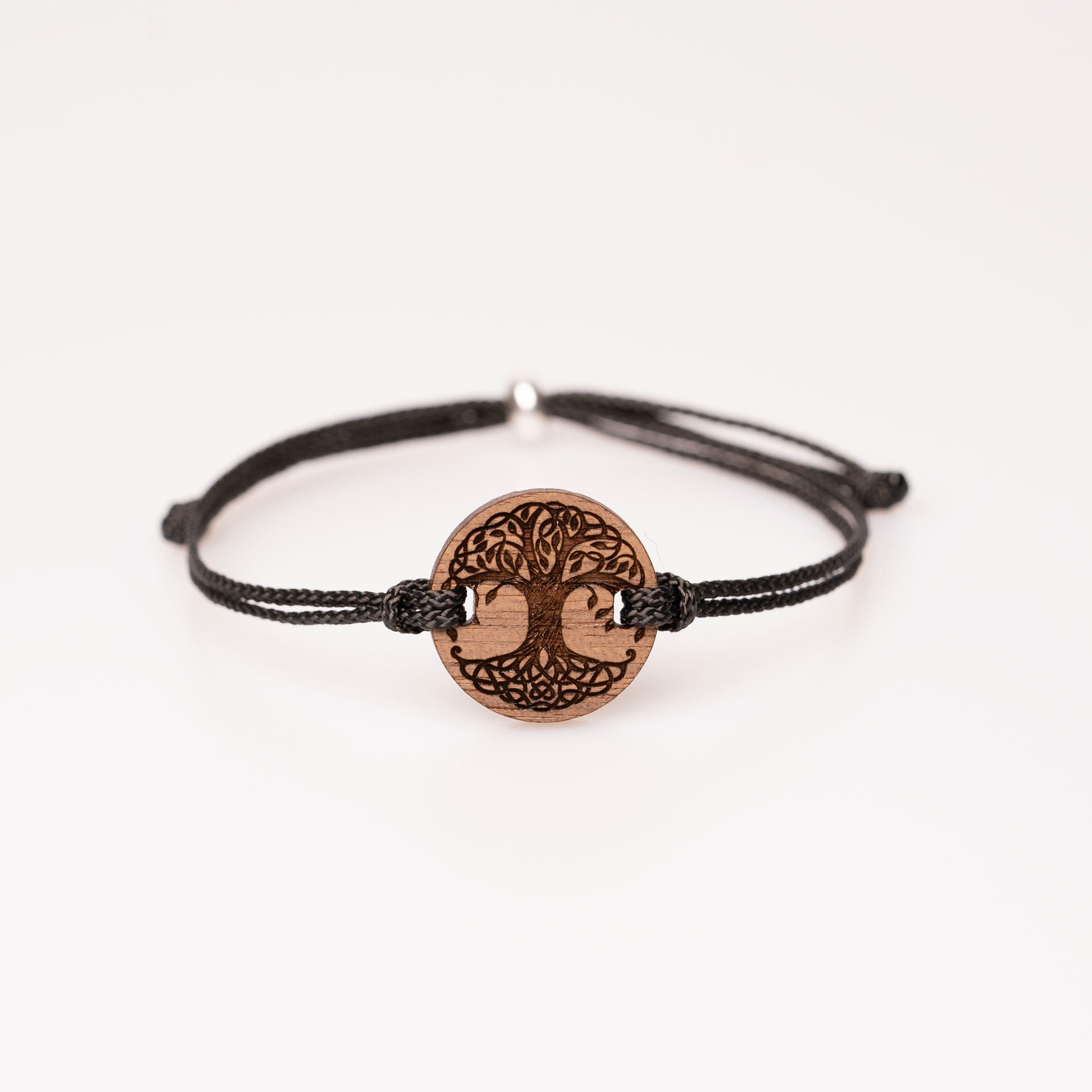 Tree of life bracelet made of walnut, personalized, wooden bracelet, wooden jewelry, men's bracelet, women's bracelet.