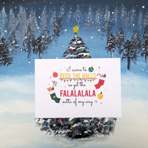 DECK DIE HALLS | Lustige Weihnachtspostkarten | Rupaul Drachenrennen | 4x6 Postkarten 3er-Set