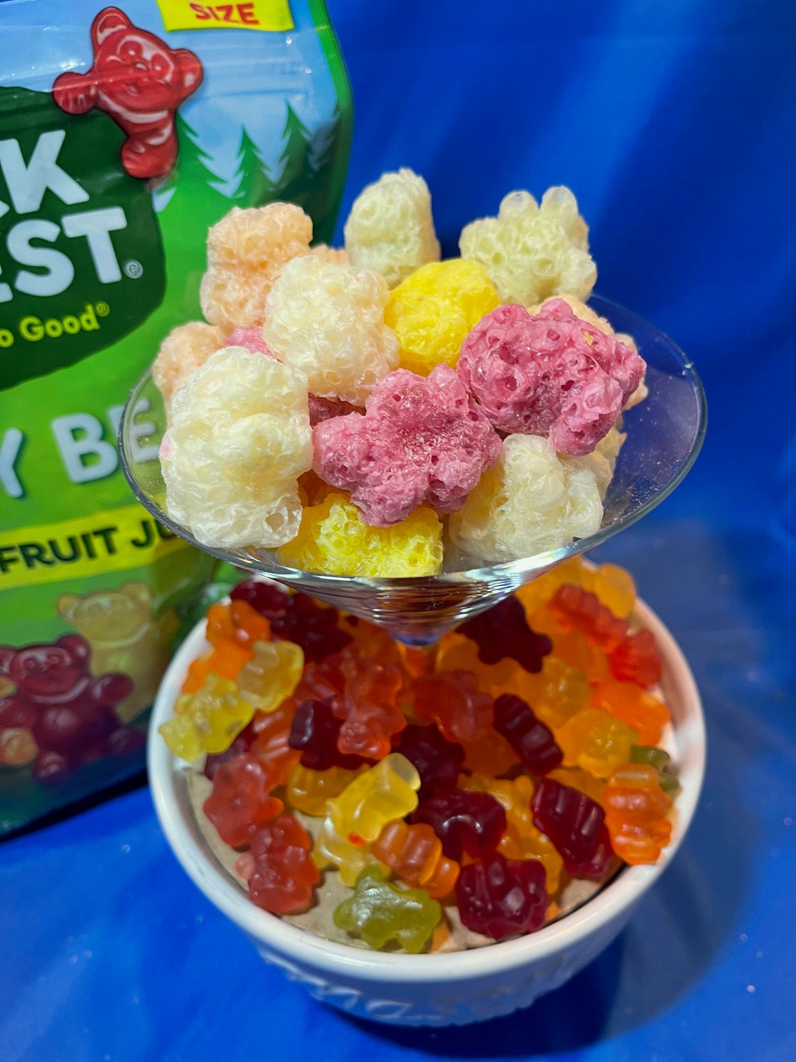 Black Forest Gummy Bears Freeze Dried Etsy