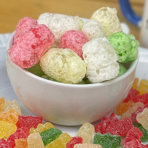 Sour Gummy Bears Freeze Dried