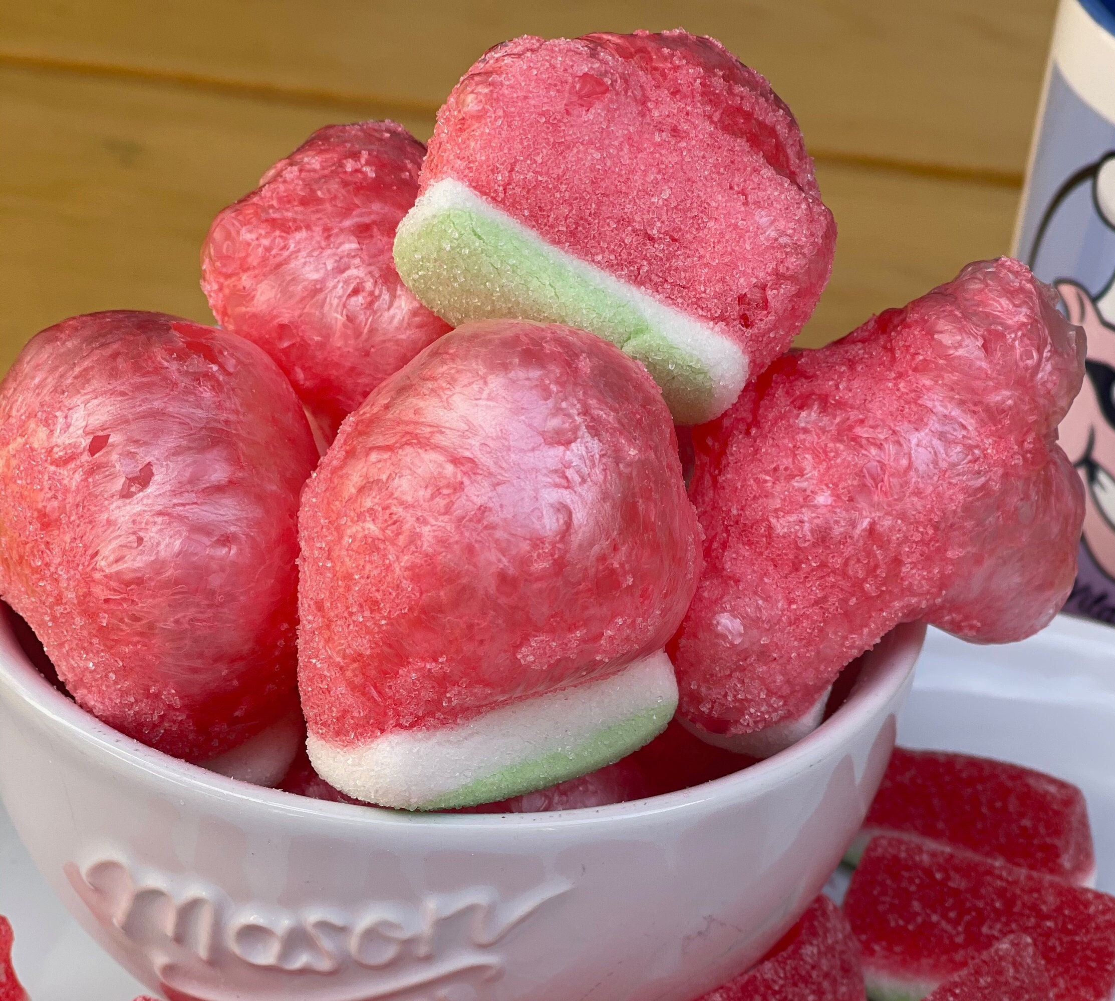 Freeze Dried Gummy Watermelon Slices Etsy