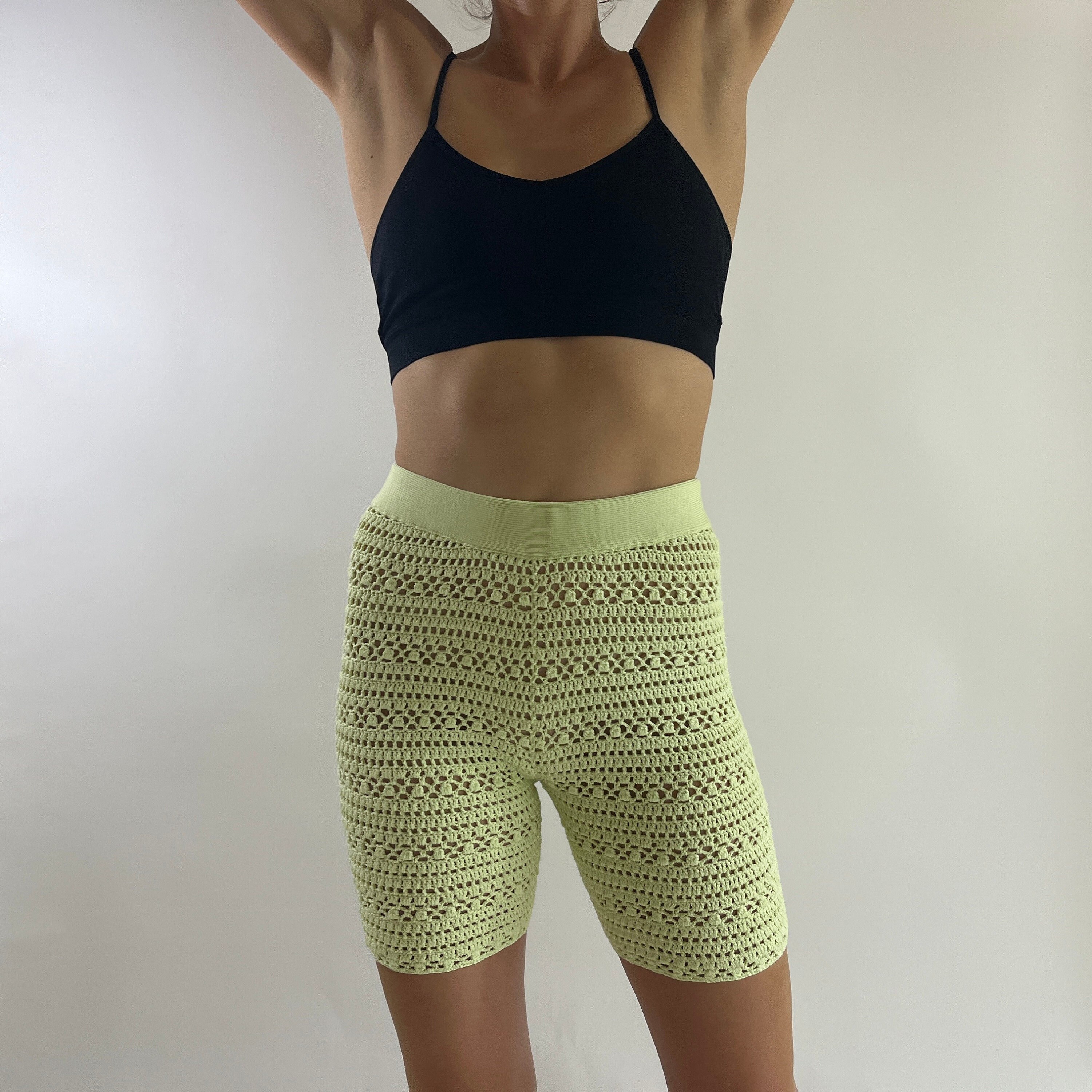 Crochet Biker Shorts