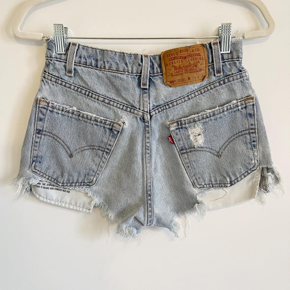Levis Cheeky Jean Shorts Vintage Levi's Red Label Cut-off Cheeky