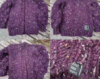 The Little Bubble Sleeve Cozy Cardigan