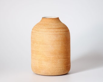 Medium Straight Vase | House warming gift | Handmade Flowers Pot | Home Deco | Slow made