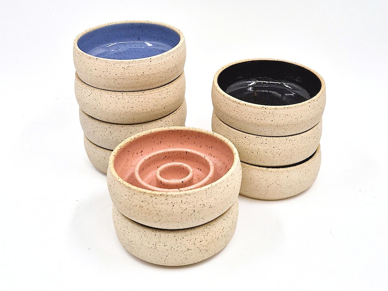 Bare Clay Slow Feeder Handmade Ceramic Dog Bowl | Puzzle Toy | Pet Feeder | Pottery | Healthy Eating | Dog Dish zdjęcie 9