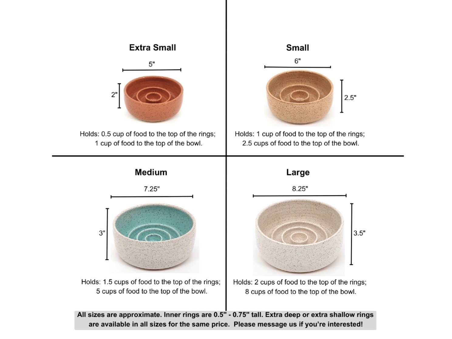 Tivray Slow Feeder Dog Bowls Ceramic, Raised Dog Slow Feeder Bowl with  Stand, 1.5 Cups Dog Food Bowls Slow Feeder for Flat Faced Dogs Anti-gulping