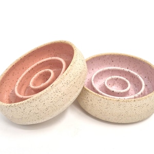 Bare Clay Slow Feeder Handmade Ceramic Dog Bowl | Puzzle Toy | Pet Feeder | Pottery | Healthy Eating | Dog Dish zdjęcie 10