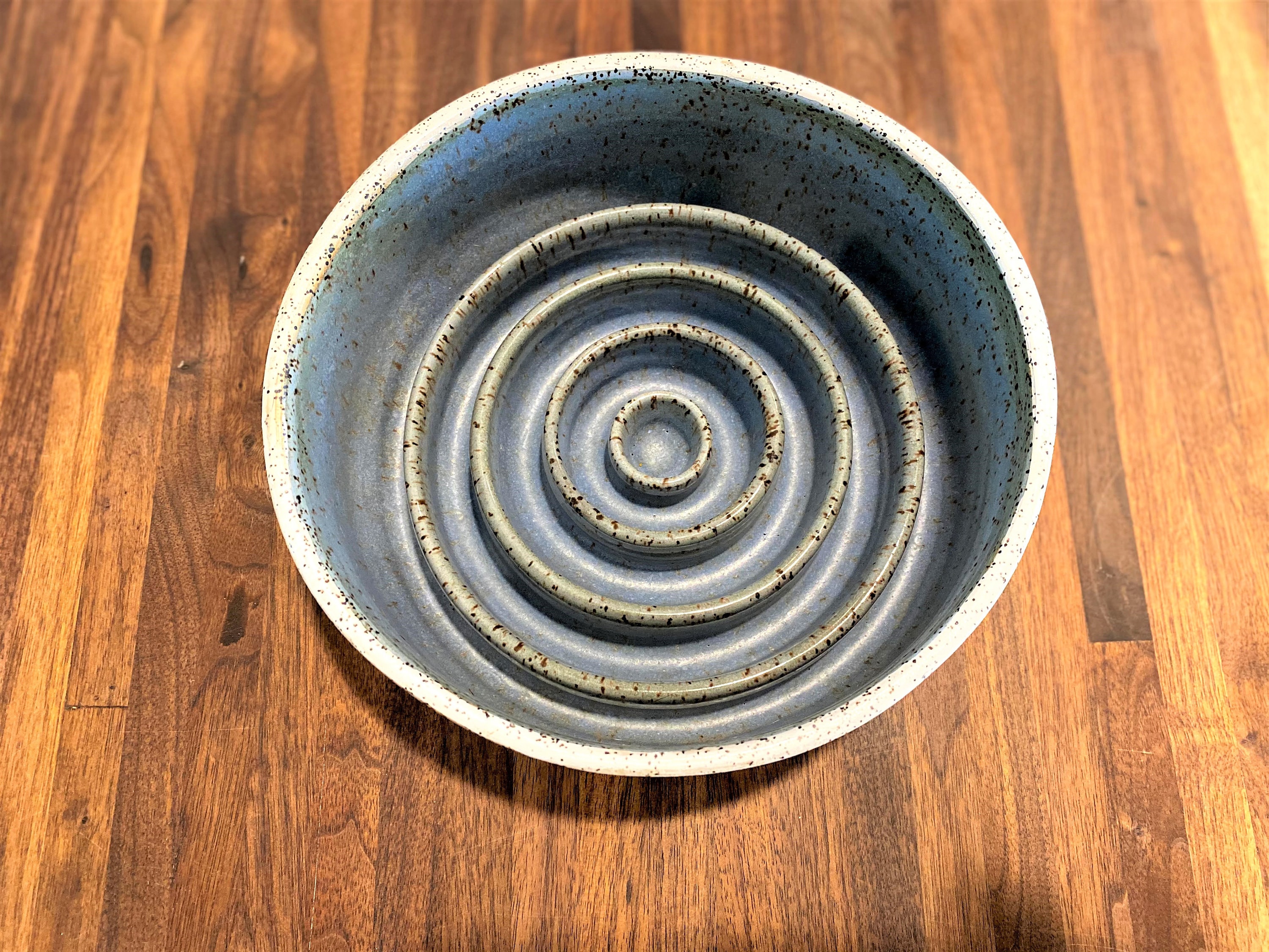 Handmade Ceramic Dog Bowl Slow Feeder Etsy