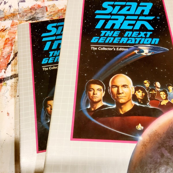 Star Trek: The Next Generation vintage vhs set of 2, collector's editions