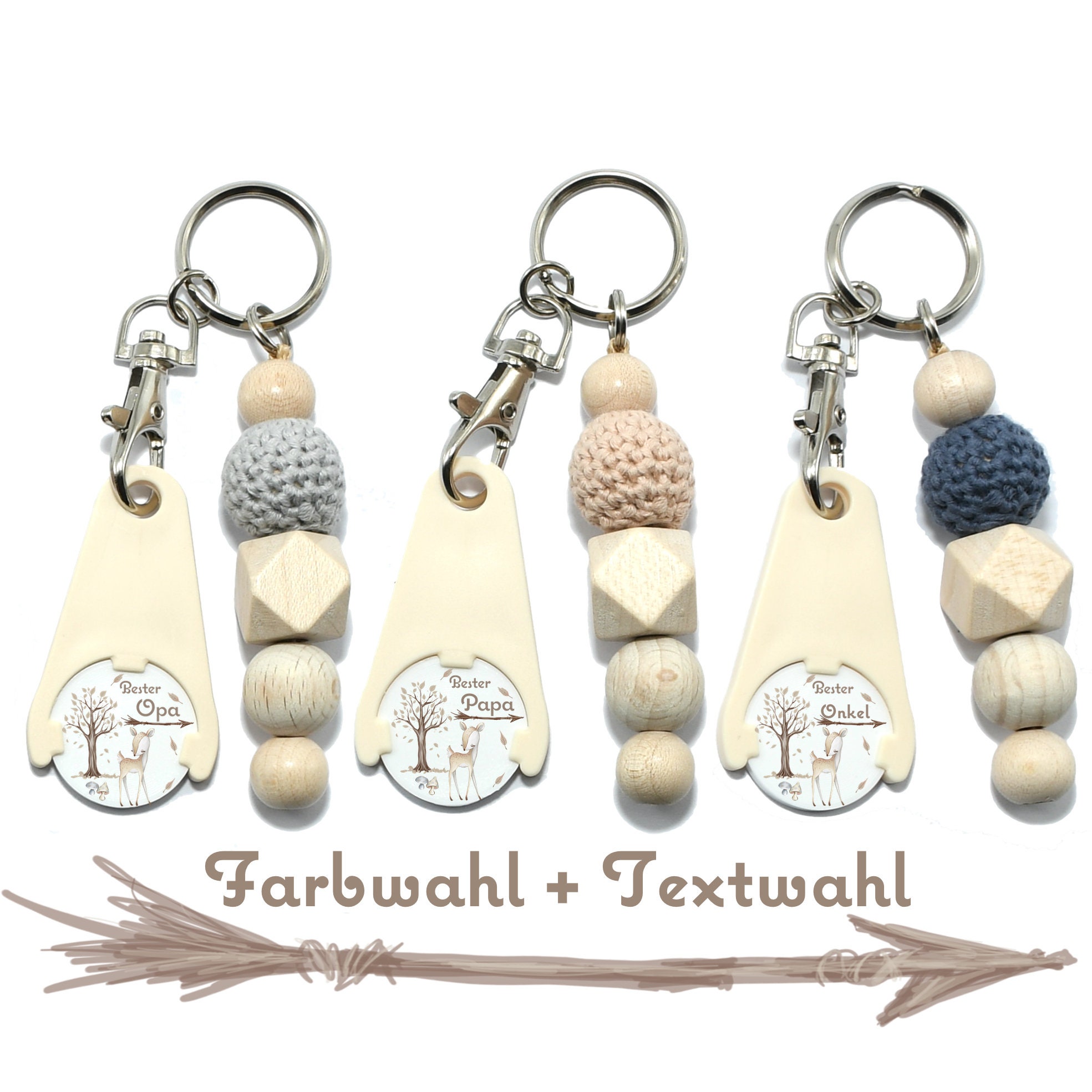 Keychain with shopping cart chip best educator -mom- grandma - mother…