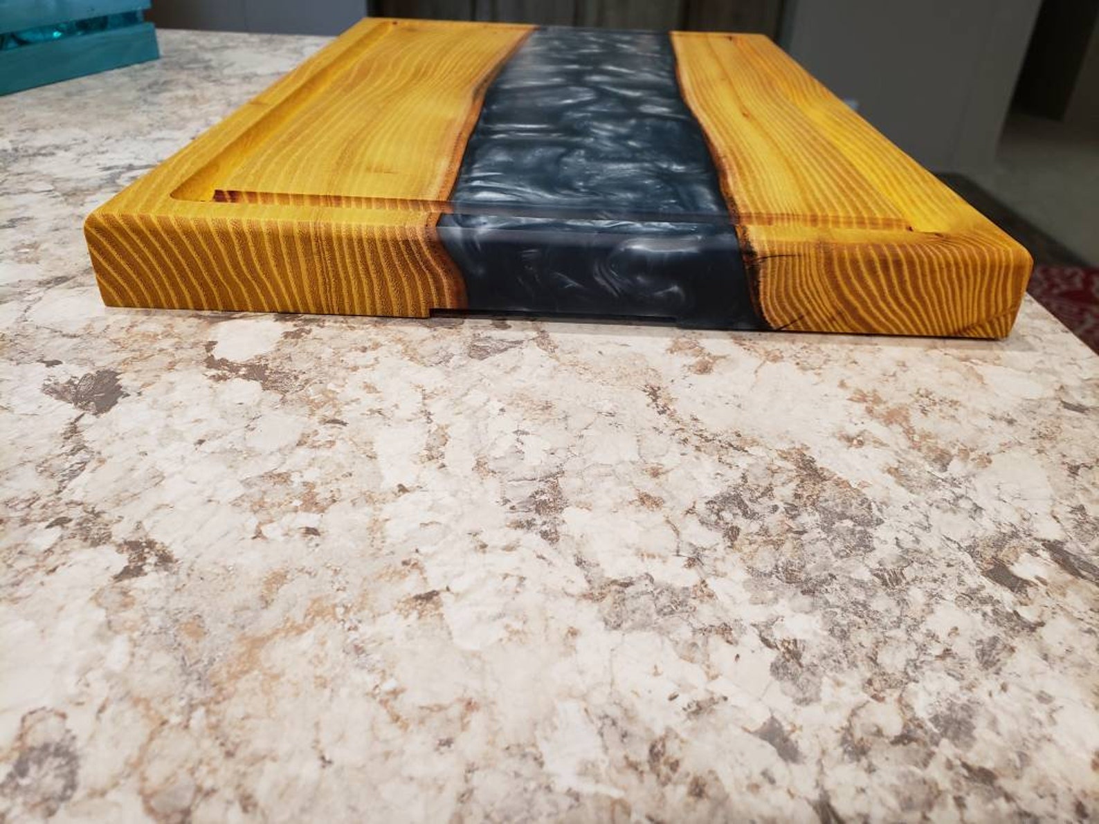 Osage Orange Epoxy Cutting Board Etsy