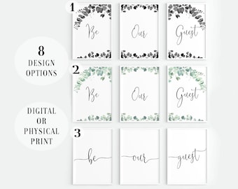 Be Our Guest Print Etsy Be Our Guest Print Etsy