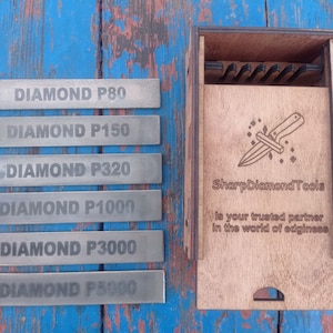 Set di pietre per affilare diamantate originali per affilacoltelli stile Apex