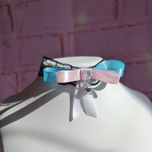 Lace Pride chokers, Lesbian, gay, bisexual, transgender, non binary