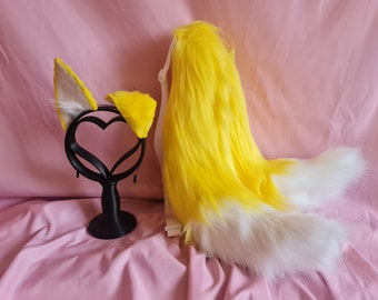 Tails The Fox Cosplay Orejas y Colas