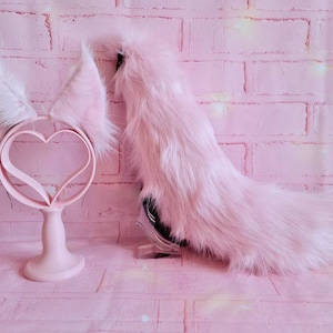 Pink Puppy Tail & Ears