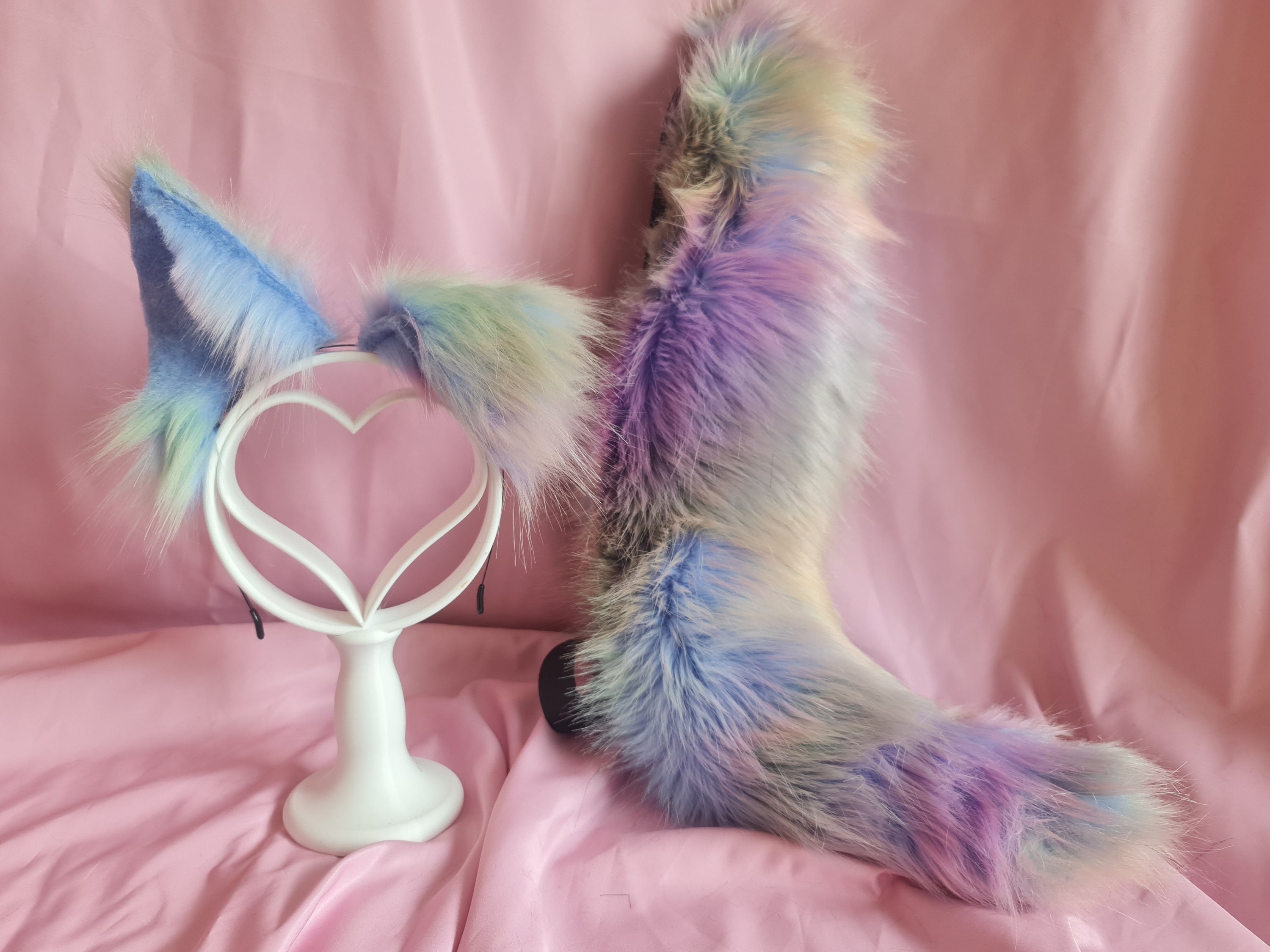 Blue Puppy Tail & Ears