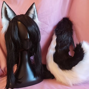 Husky Puppy Ears and Tail