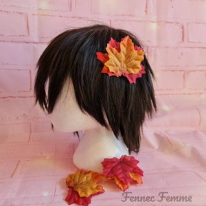 Autumn Leaf Hair Clips