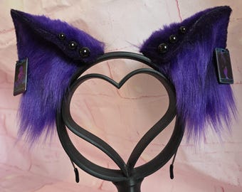 VelvetGlow Fascia E Collare Orecchie Da Gatto In Pizzo Nero – Accessorio Cosplay Con Campanella Dorata, Per Carnevale E Balli In Maschera