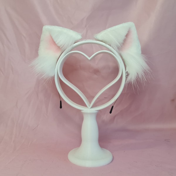 Witte kattenoren, cosplayoren