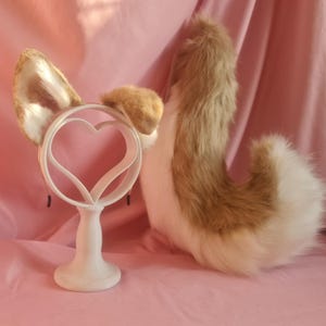 Shiba Inu Puppy Ears and Tail