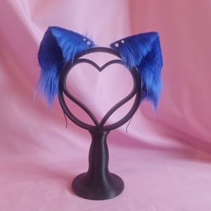 Dark Blue Cat Ears