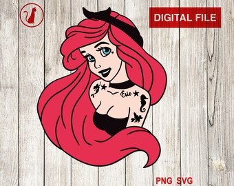 Download Ariel Svg Etsy
