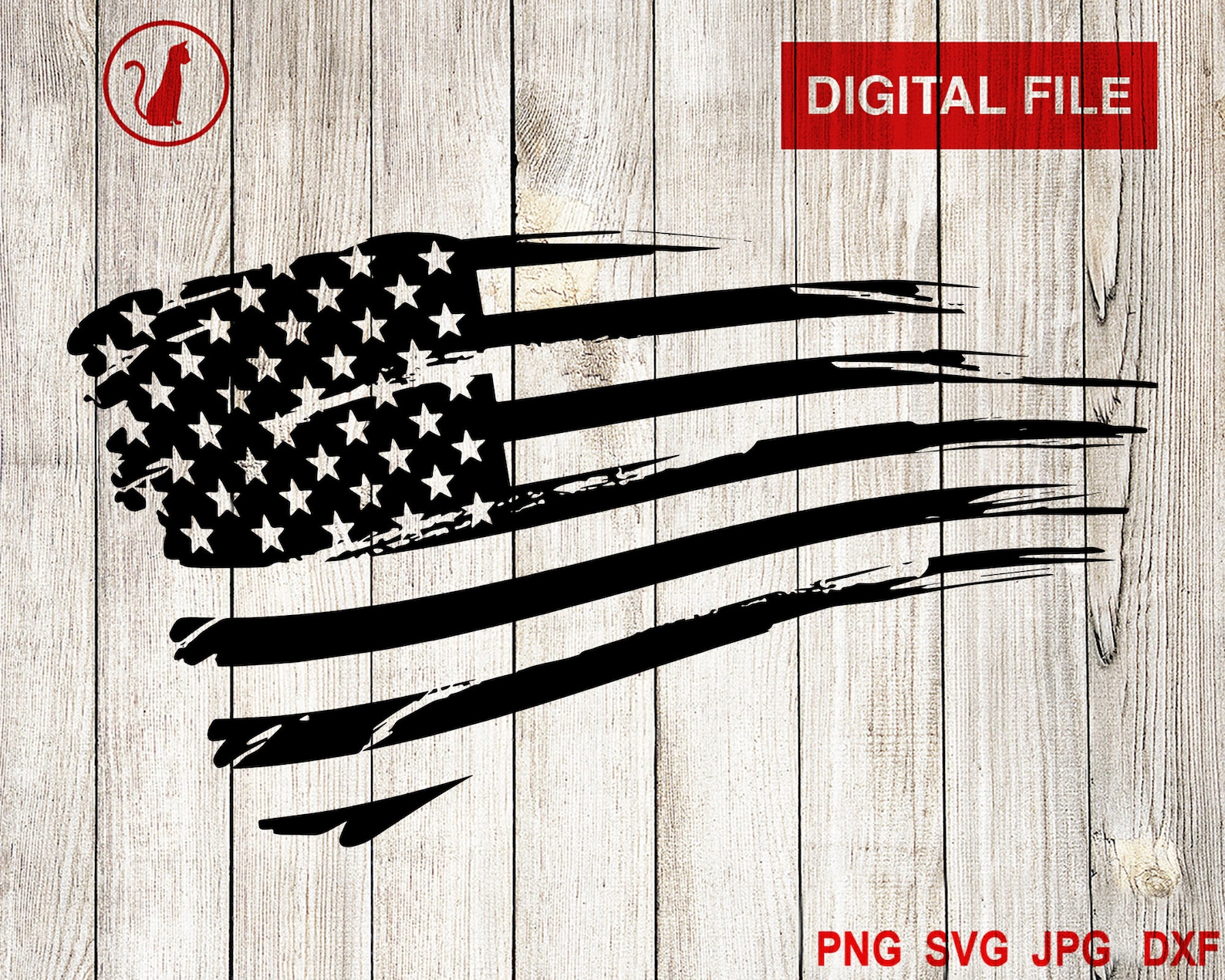 US FLag svg American Flag svg Ragged Flag svg Old Glory svg | Etsy