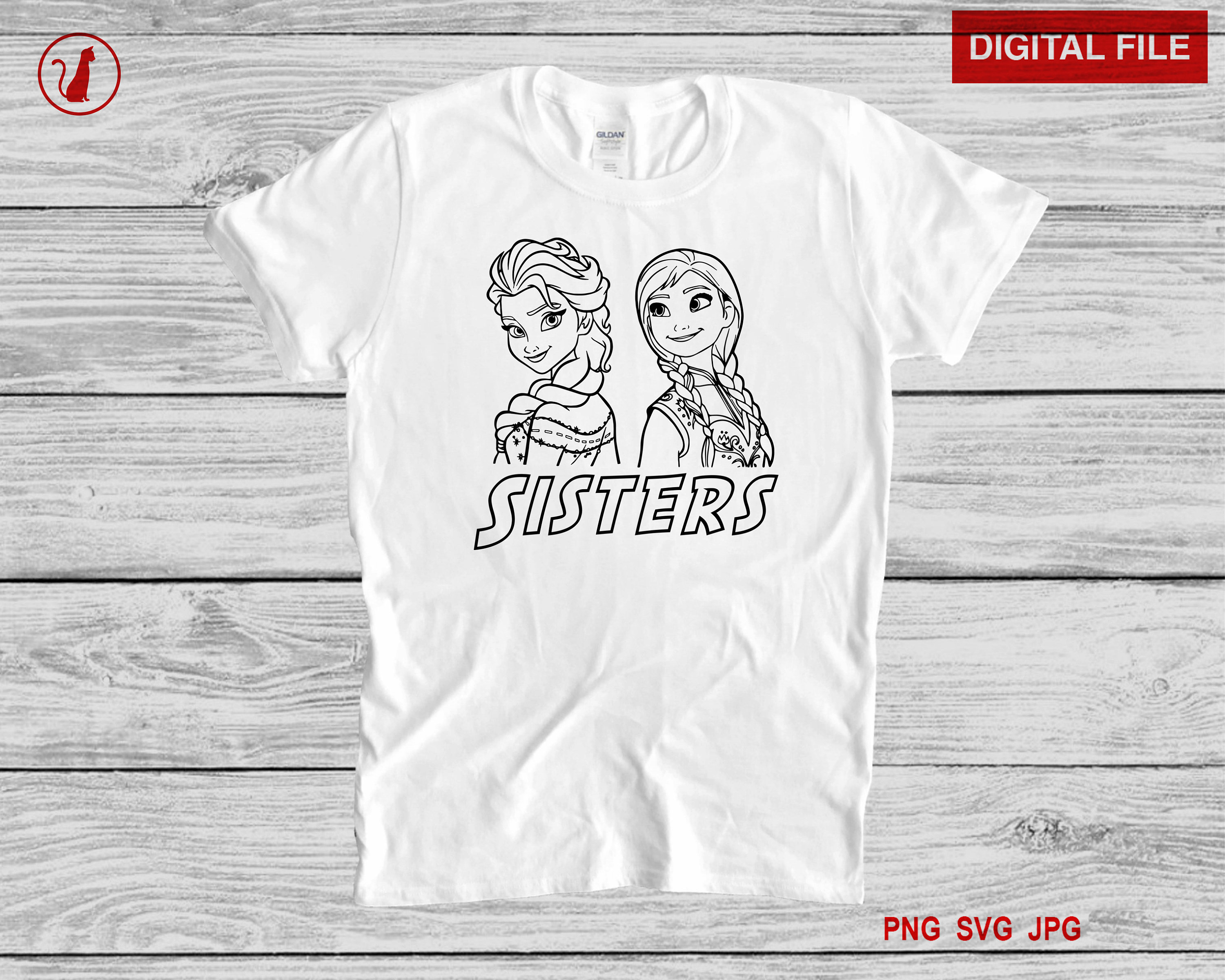 Frozen svg Elsa and Anna svg Anna and Elsa svg Frozen ...
