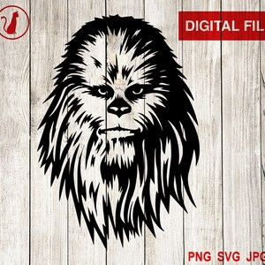 Chewbacca svg Chewie svg Chewbacca Head svg Chewie Head svg | Etsy