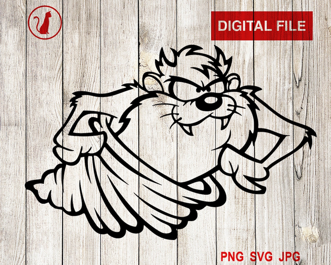 Taz Looney Tunes Tasmanian Devil Svg Digital Download vrogue.co