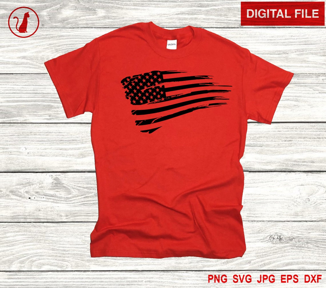Download US FLag svg American Flag svg Ragged Flag svg Old Glory ...