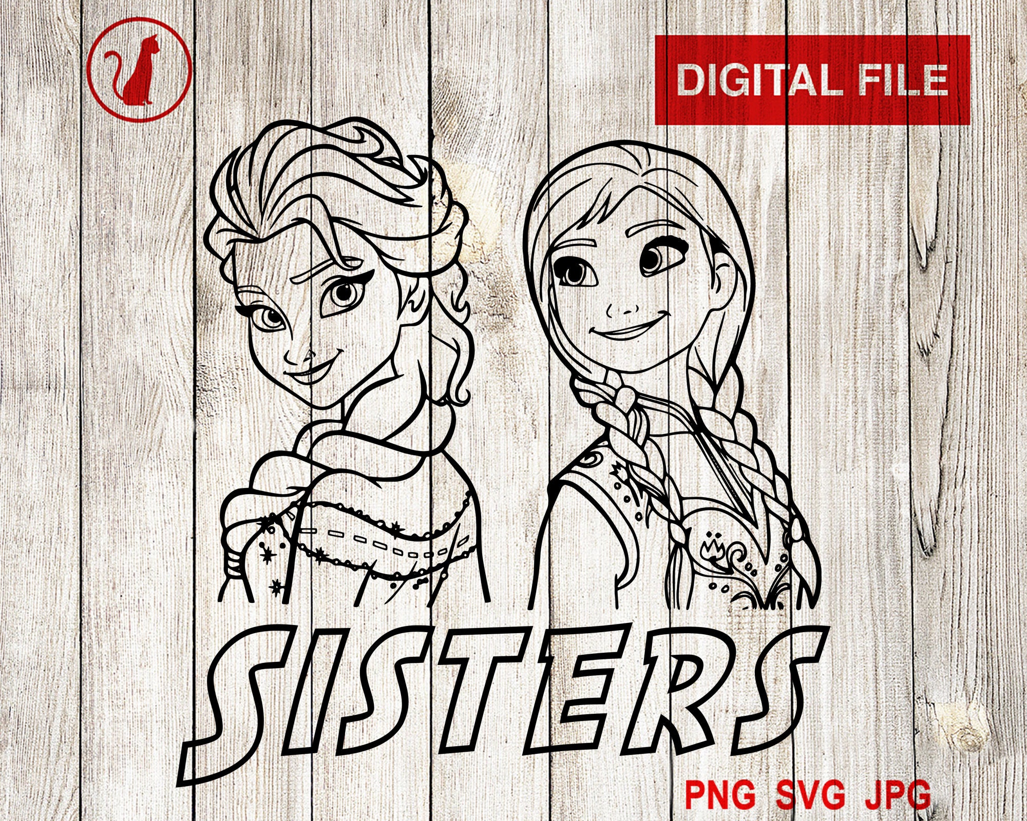 Download Frozen svg Elsa and Anna svg Anna and Elsa svg Frozen ...