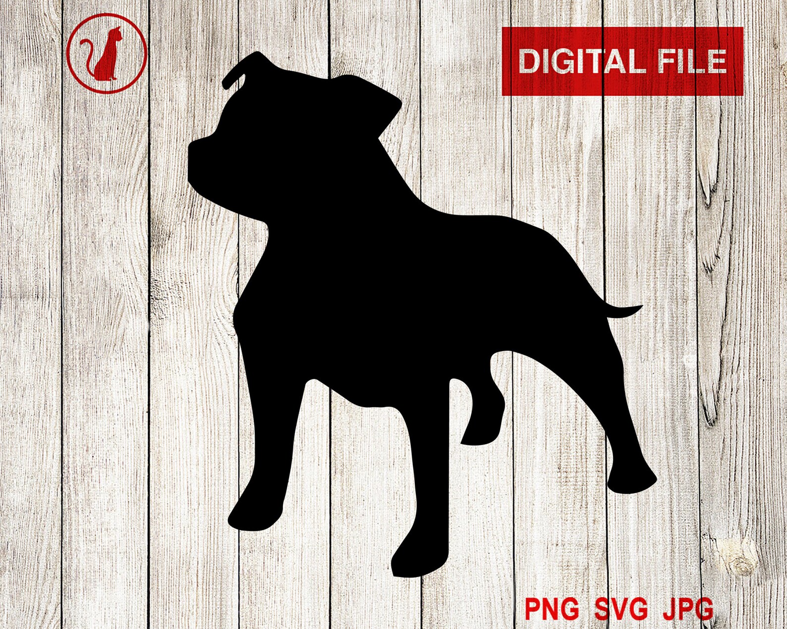 Staffordshire Bull Terrier svg Staffy svg Dog svg Dog Lovers | Etsy