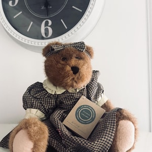 Boyds Bears Vintage Emma Bear Plush, JB Bean Collection Bear