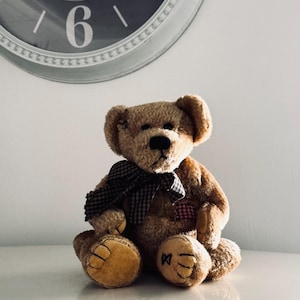 Boyds Bears, Patches B. Beariluved Bean Bag Style Teddy Bear Plush