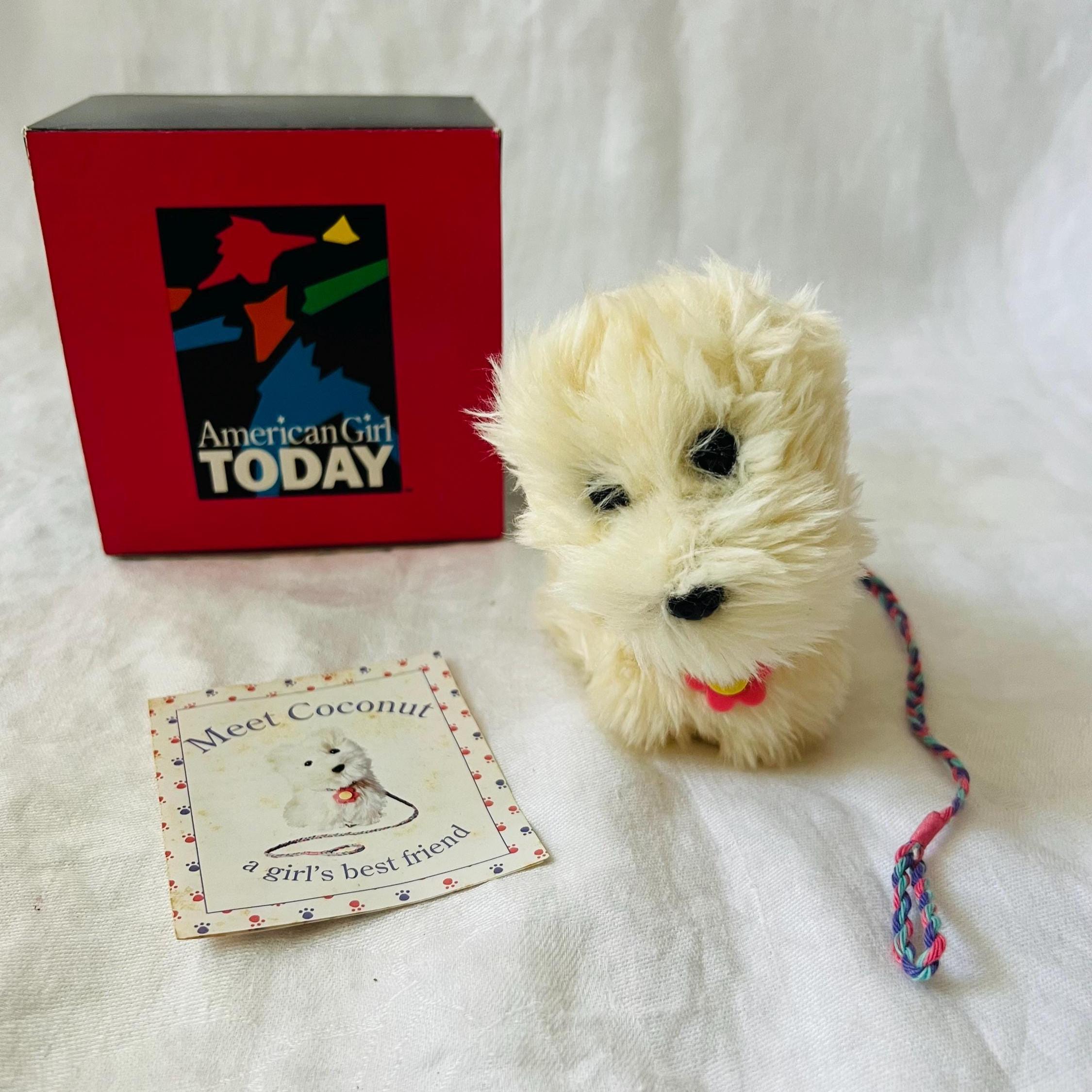 American Girl Coconut the Westie Dog 2001 Magnetized Mouth Retired 