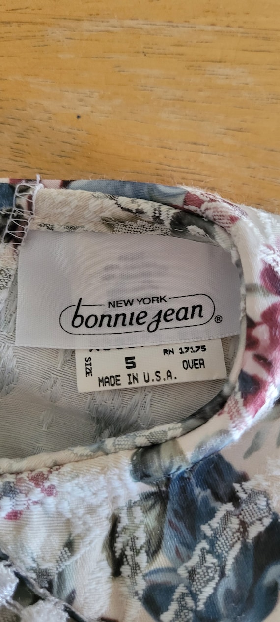 Vintage Bonnie Jean Dress, Girl's Size 5, 1990's … - image 8