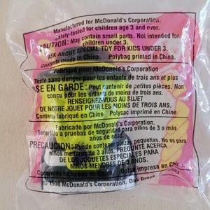 Vintage McDonalds Hamburglar Happy Meal Halloween Toy #6 1998