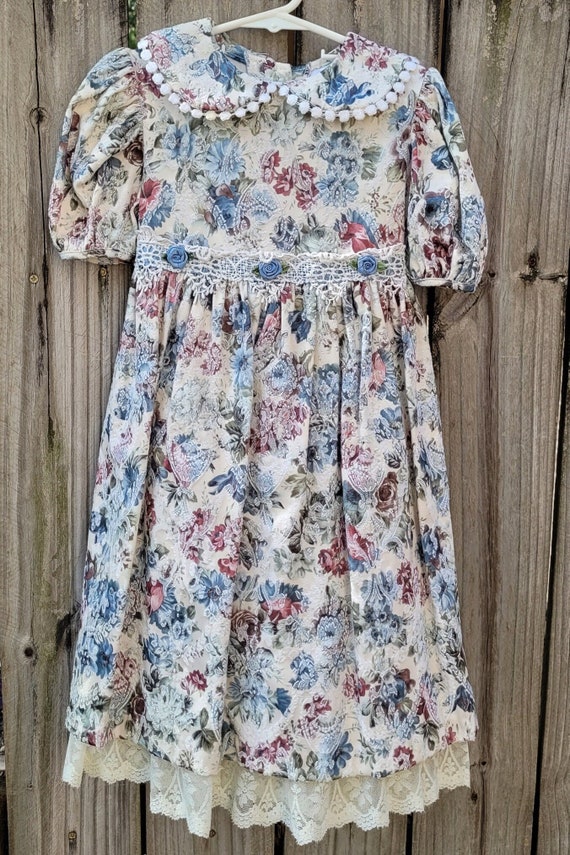 Vintage Bonnie Jean Dress, Girl's Size 5, 1990's … - image 1