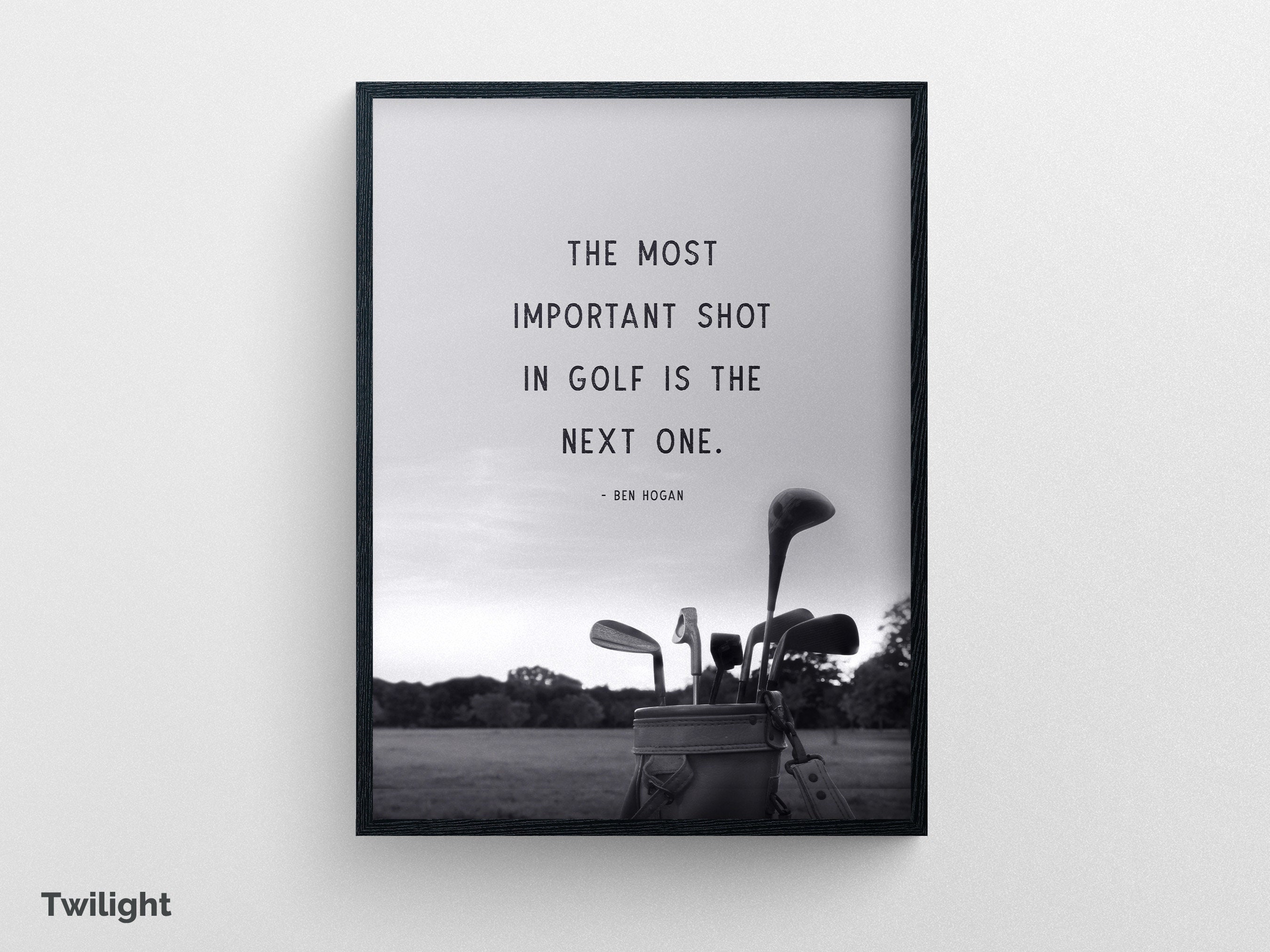 Buy Golf Quote Poster Online In India Etsy India