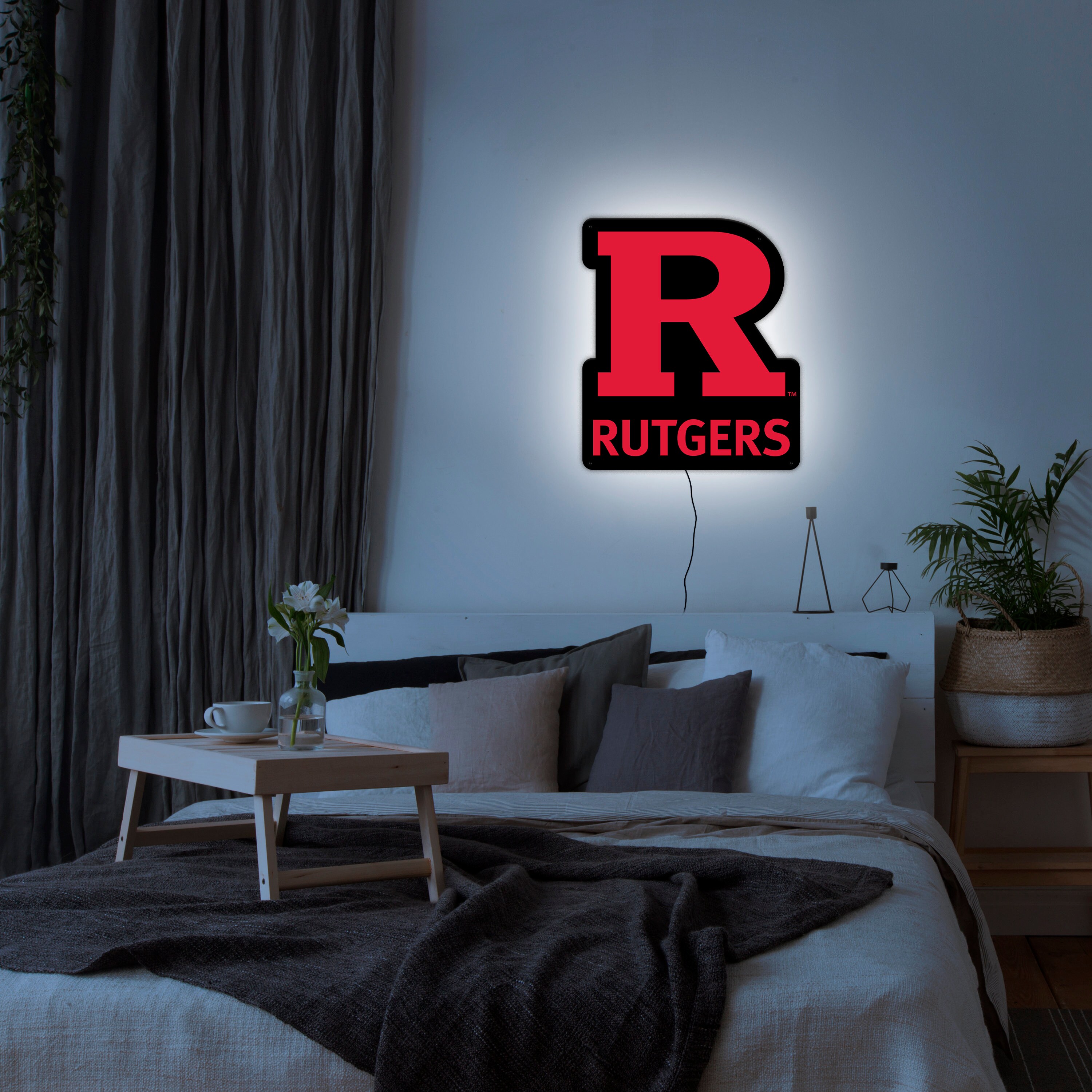 Bandiera Knights Bandiera Striscione Rutgers Scarlet Knights 3'x5' (90x150 Cm) - Stampa A Colori Su Entrambi I Lati Striscione 3x5 Piedi Rutgers