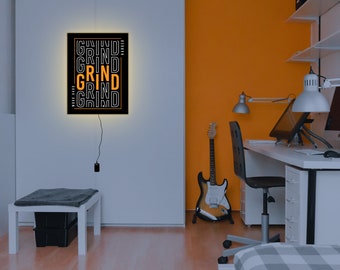 Grind Framed LED Light